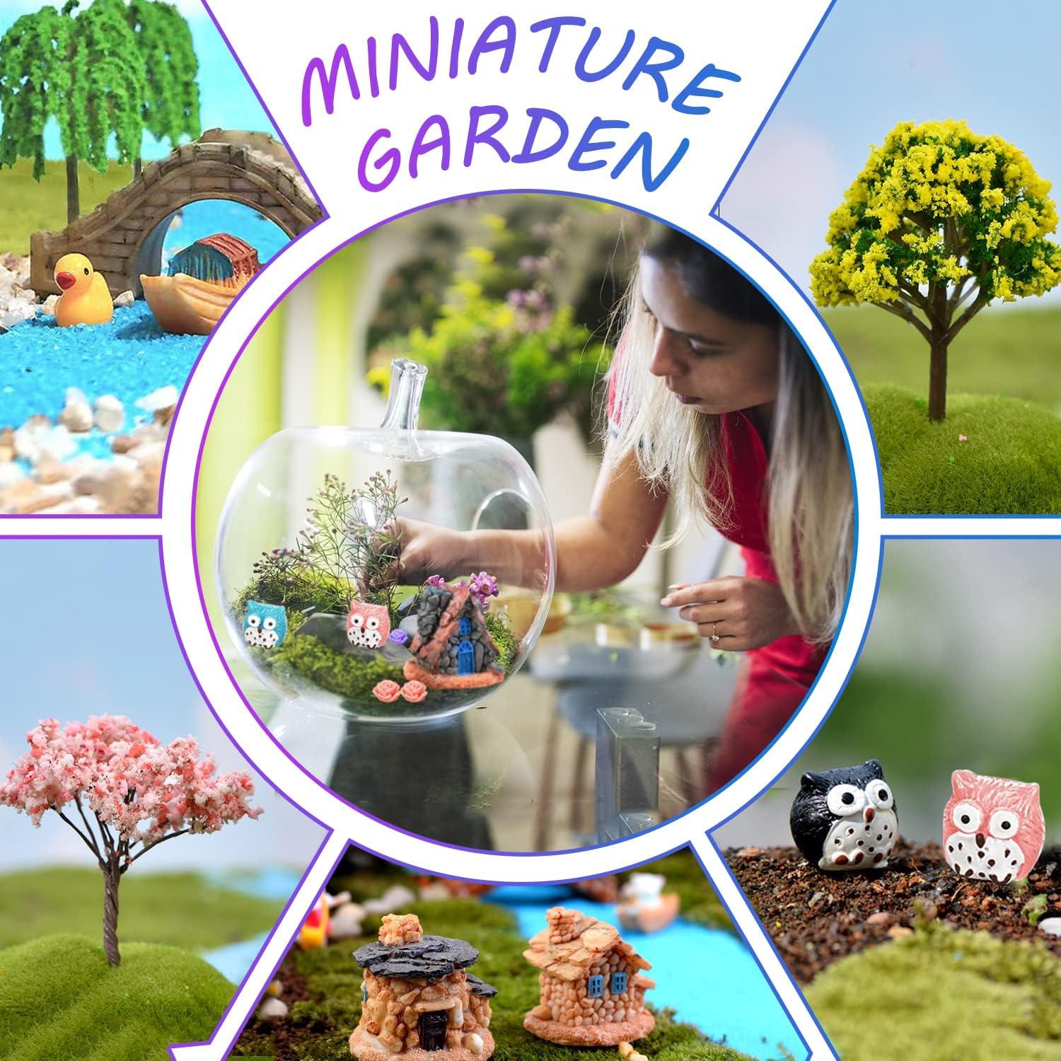 Kit de Jardín de Hadas 108 Piezas CHAKANLX Miniaturas