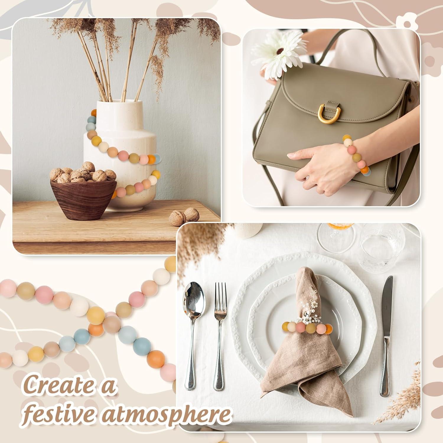 100 Perlas de Silicona Multicolor 15mm JarThenaAMCS DIY