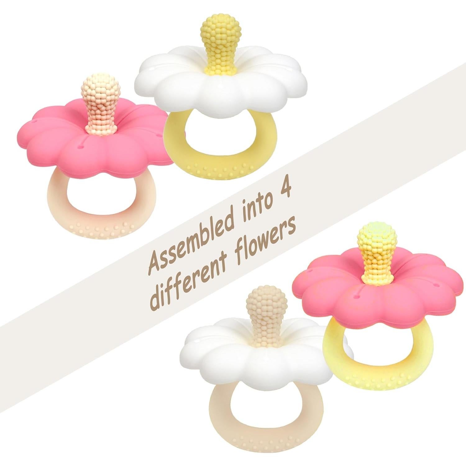 Chupete de Silicona Ginbear para Bebés 3 Meses + Libre de BPA (Juego de 2)