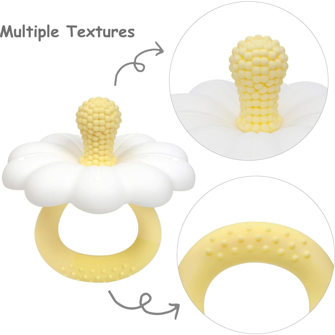 Chupete de Silicona Ginbear para Bebés 3 Meses + Libre de BPA (Juego de 2)