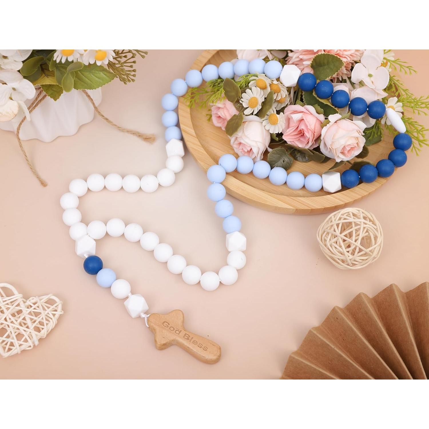 Rosario de Silicona para Bautizo YOUAME - Dios Bendiga