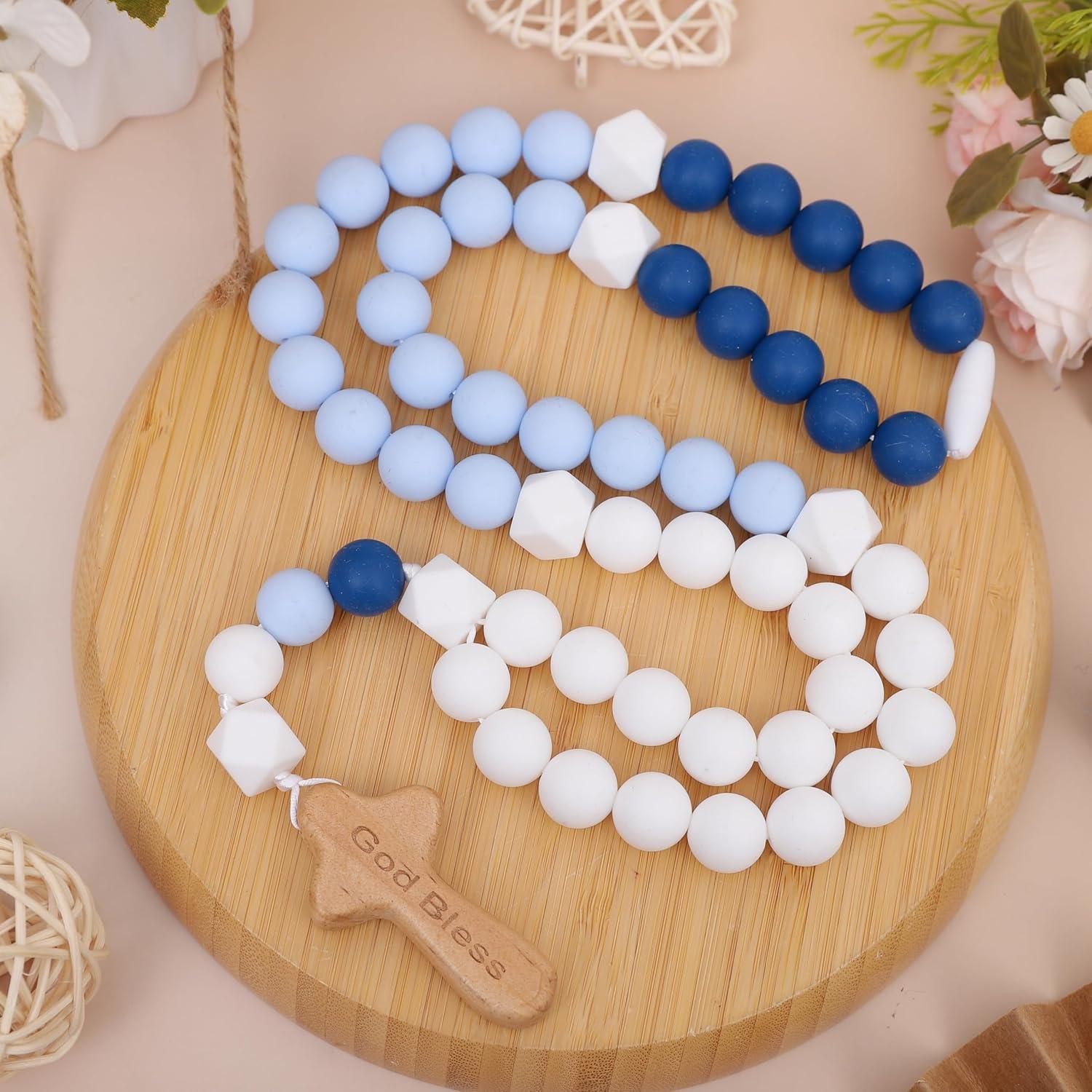 Rosario de Silicona para Bautizo YOUAME - Dios Bendiga