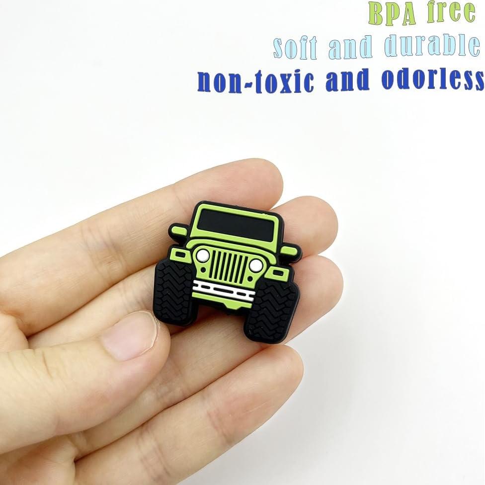 12 Perlas de Silicona en Forma de Camión dxfiuyio