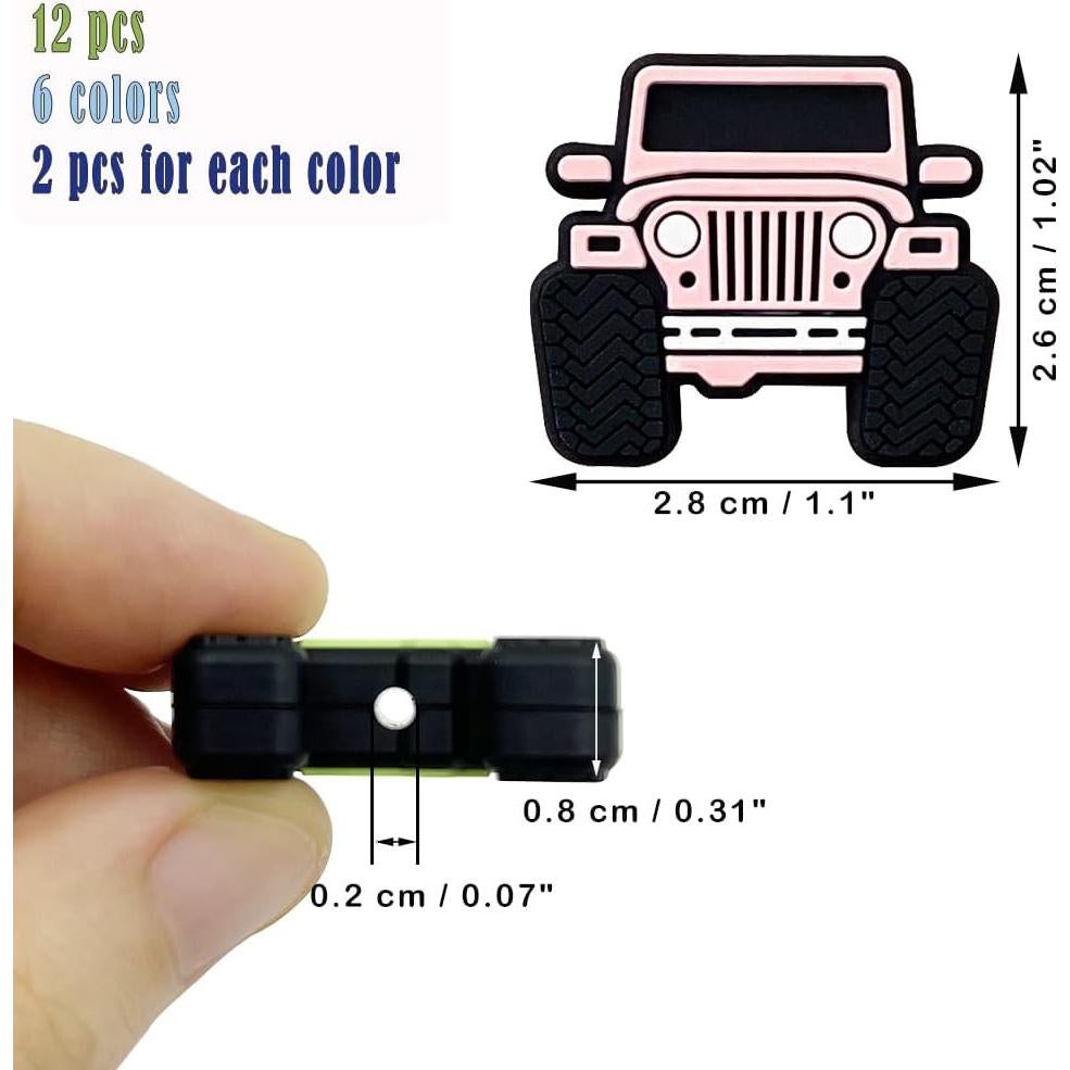 12 Perlas de Silicona en Forma de Camión dxfiuyio