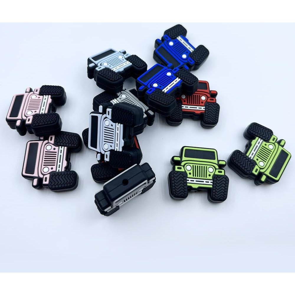 12 Perlas de Silicona en Forma de Camión dxfiuyio