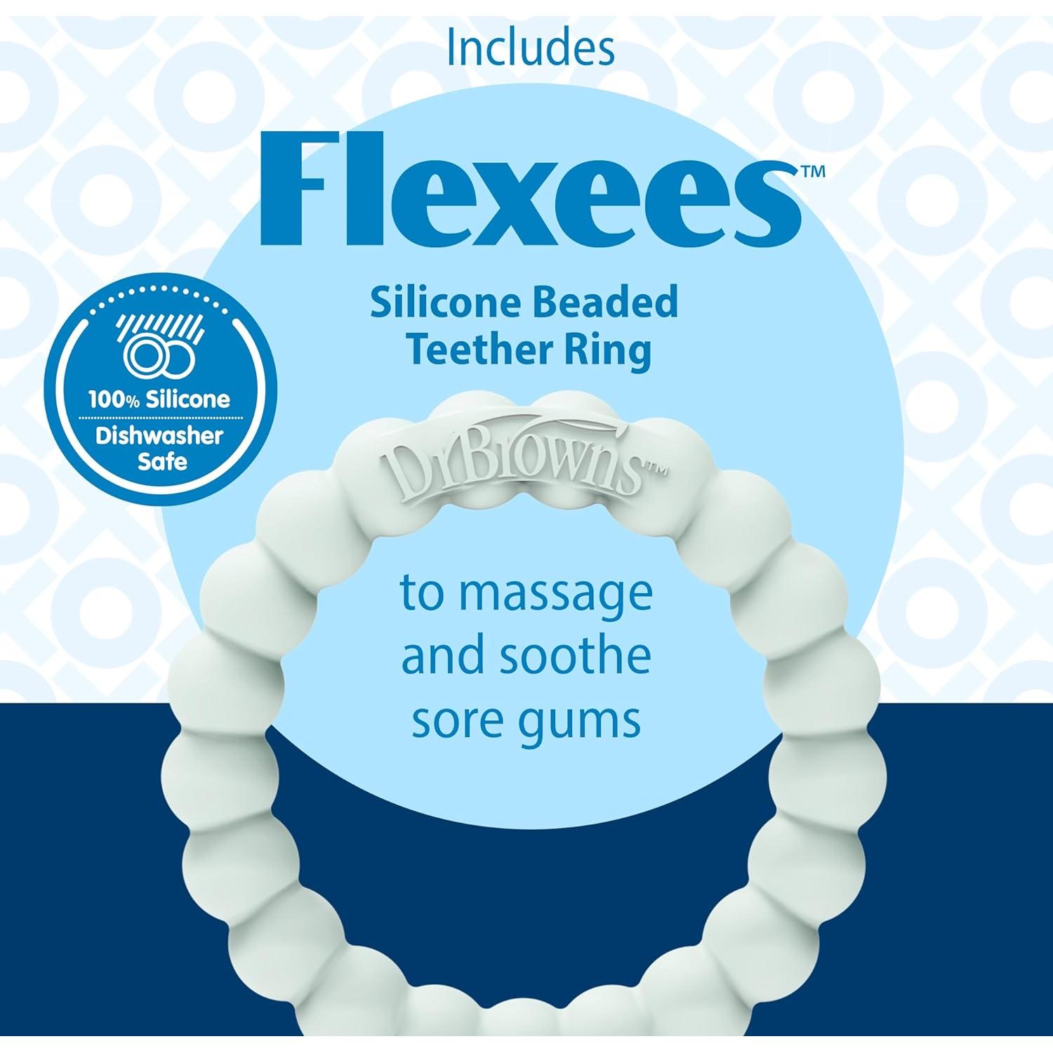 Manta Lovey Dr. Brown con Chupete y Mordedor Silicona 0m+