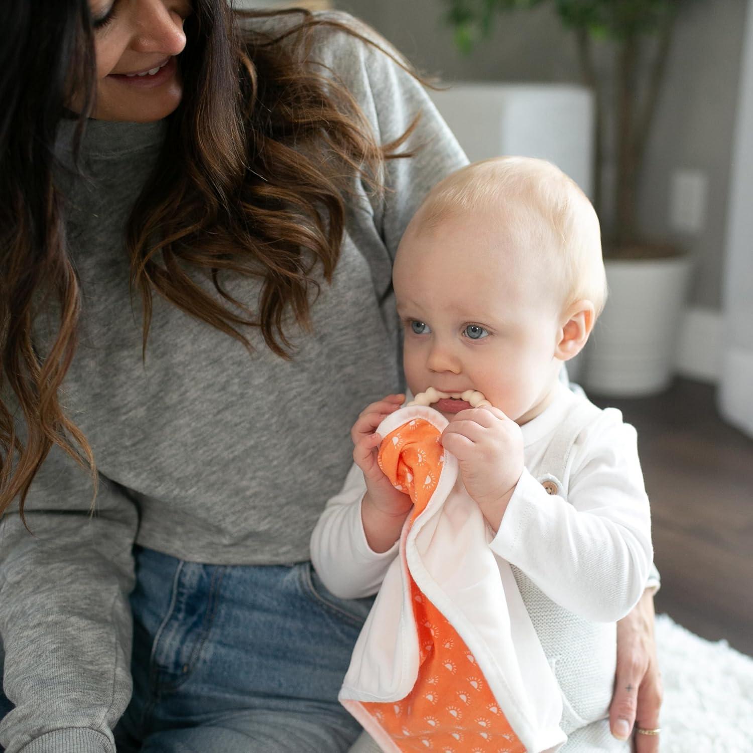 Manta Lovey Dr. Brown con Chupete y Mordedor Silicona 0m+