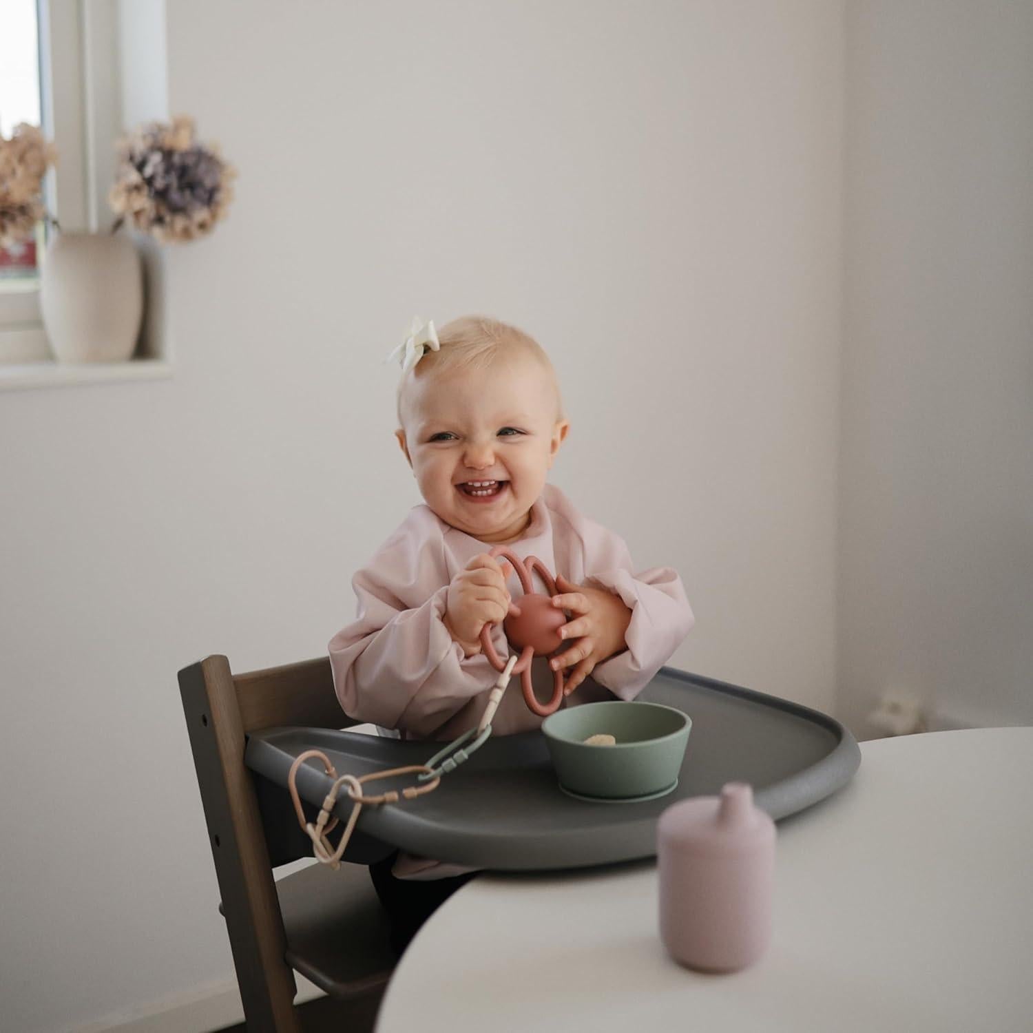 Juguete de Anillos de Cadena mushie 12 Piezas para Bebés
