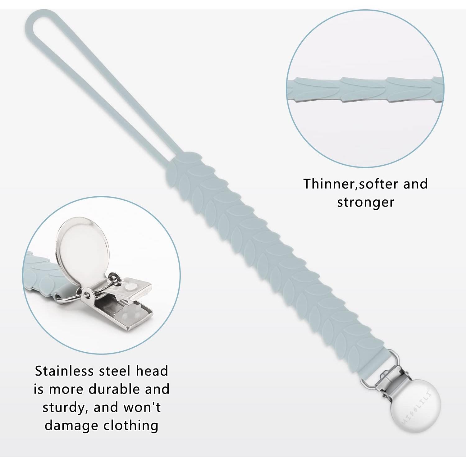 Mordedor de Silicona para Bebés MISSLILI Dinosaurio Gris