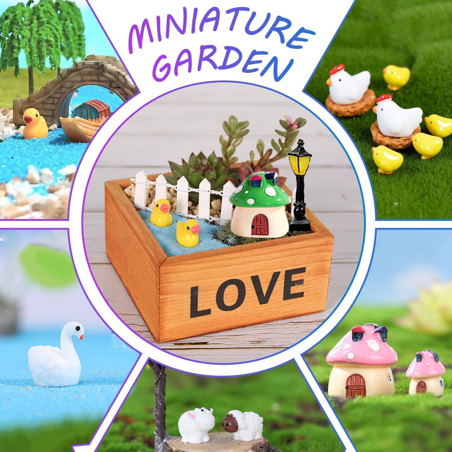 Kit de 123 Piezas Accesorios Jardín de Hadas CHAKANLX