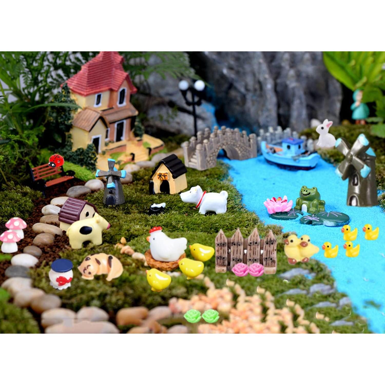 Kit de 123 Piezas Accesorios Jardín de Hadas CHAKANLX