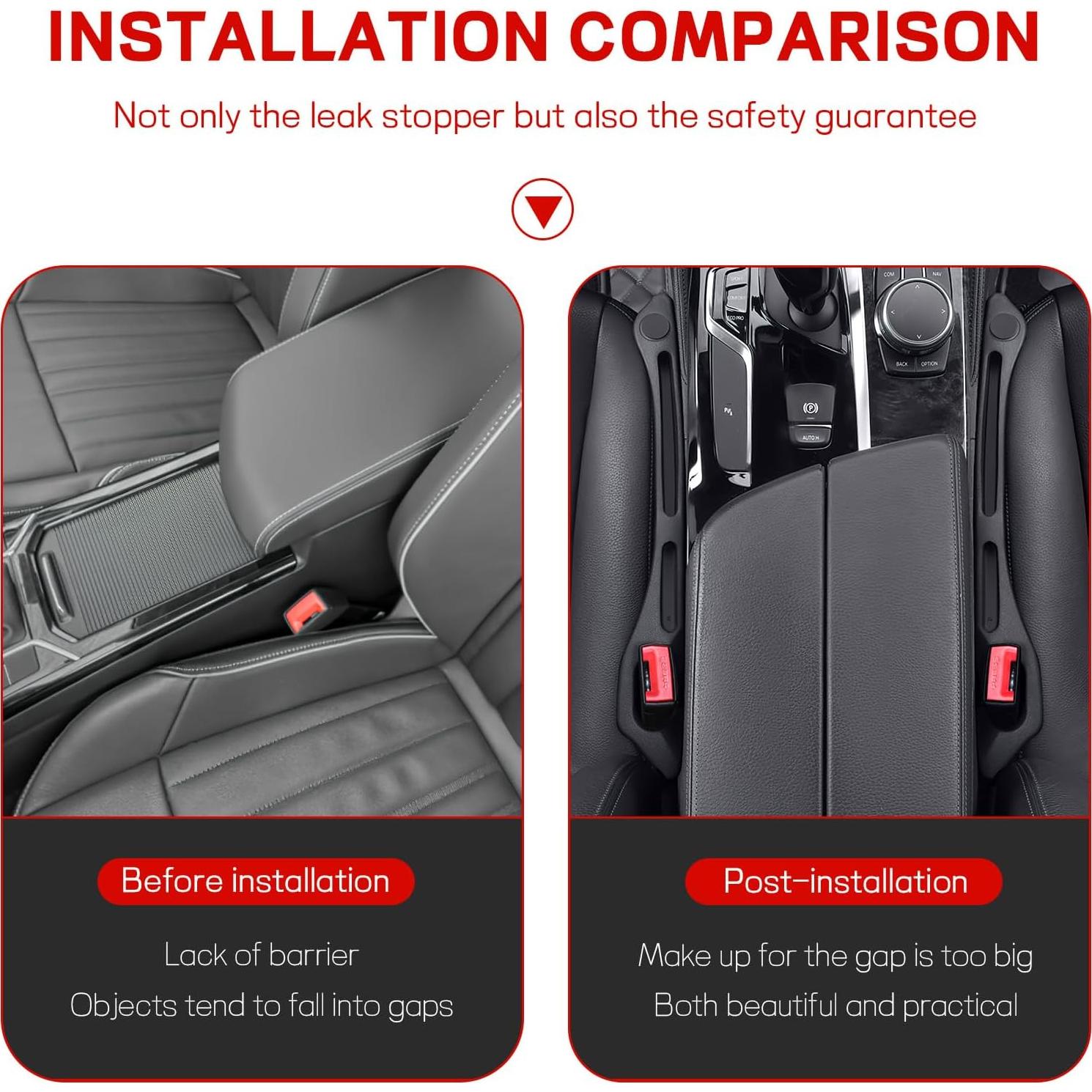 Relleno de Espacio para Asiento de Coche Wogomz - 2 Piezas