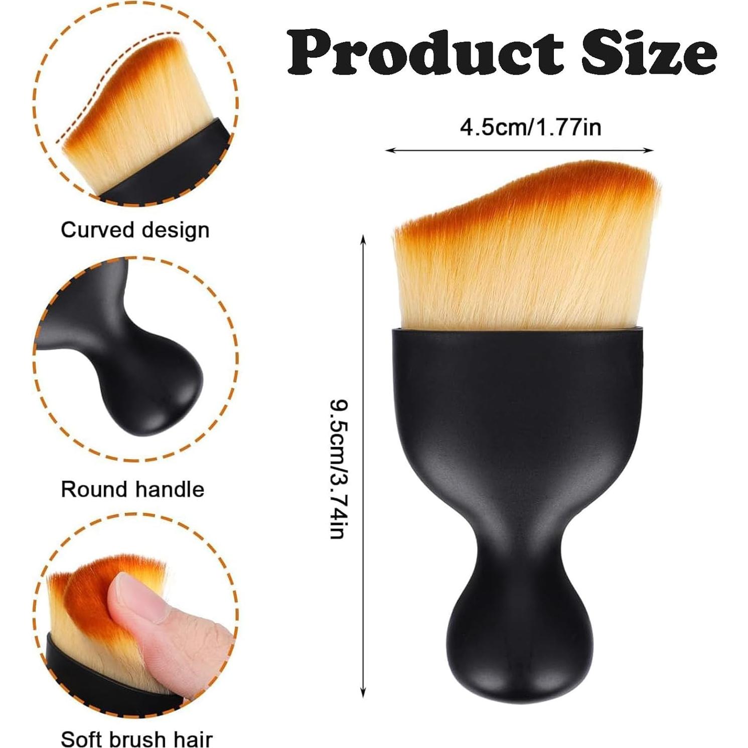 Paquete de 4 cepillos de limpieza de interiores de automóvil