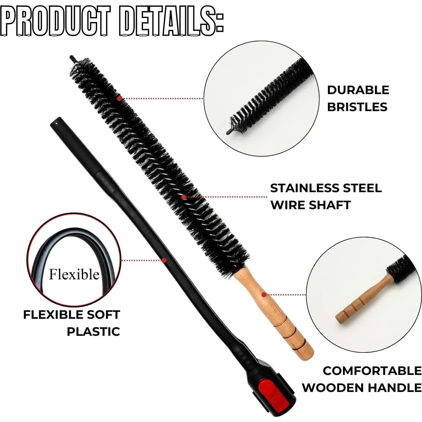 Herramienta de hendidura flexible VACEXT para Dyson V7 V15