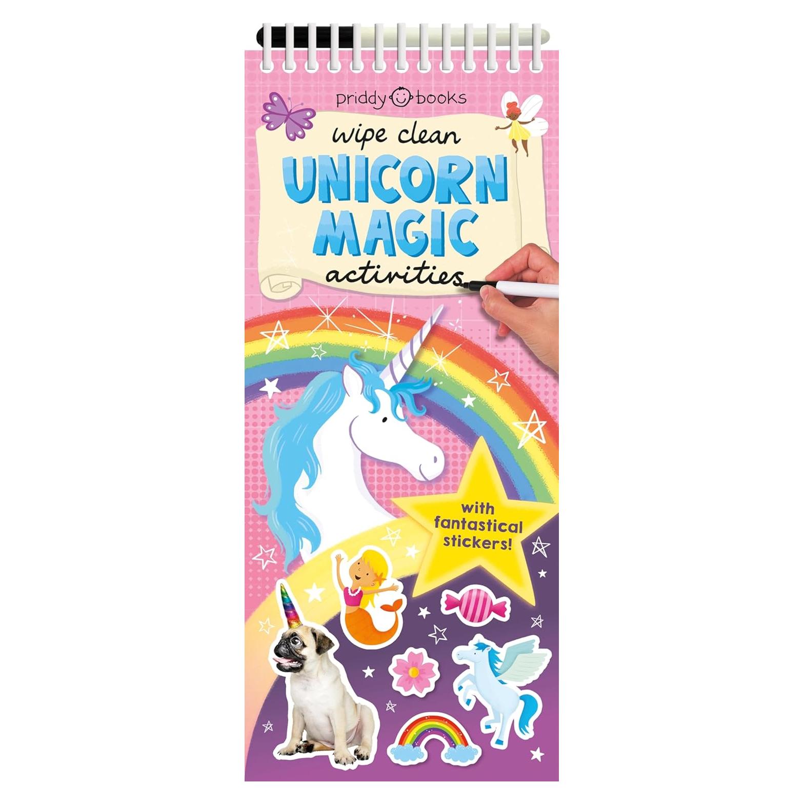 Wipe Clean Activities: Unicorn Magic: With Fantastical Stickers! (Wipe Clean Activity Books)