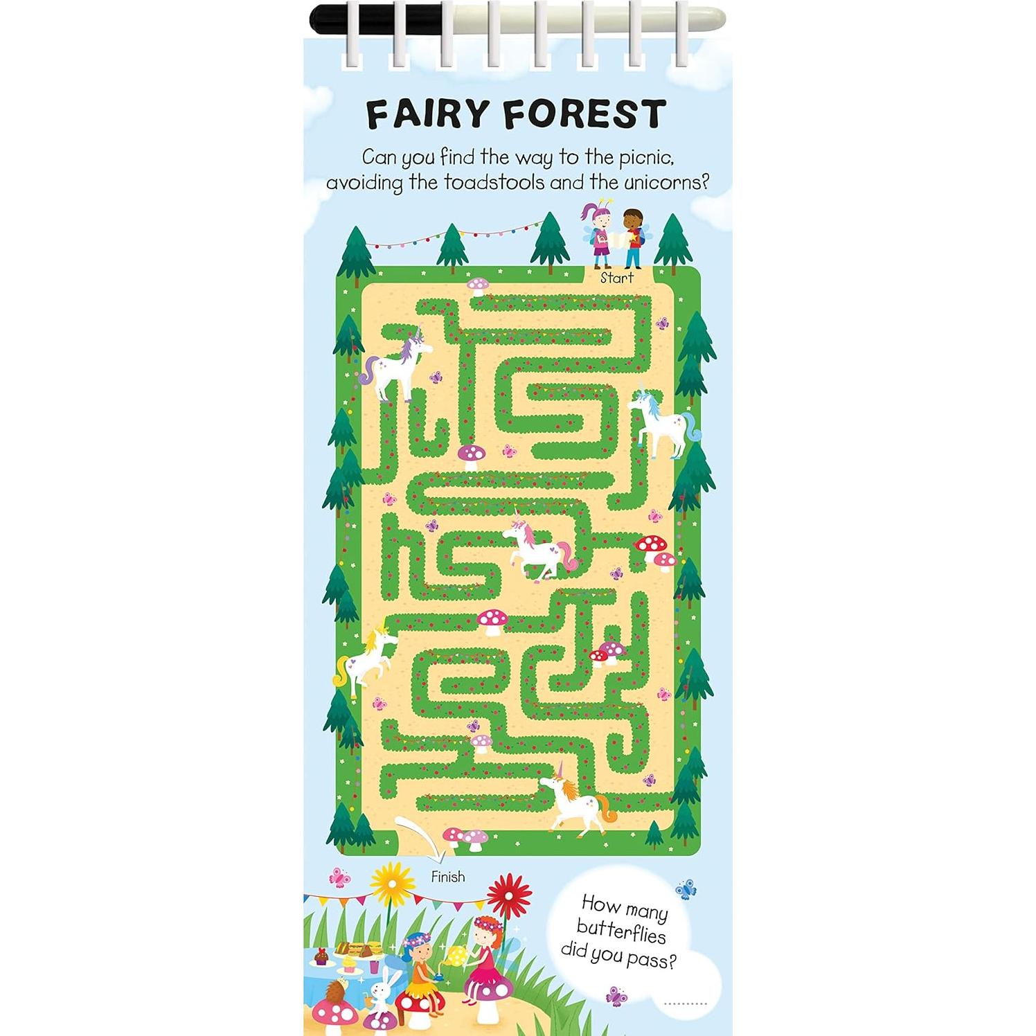 Wipe Clean Activities: Unicorn Magic: With Fantastical Stickers! (Wipe Clean Activity Books)