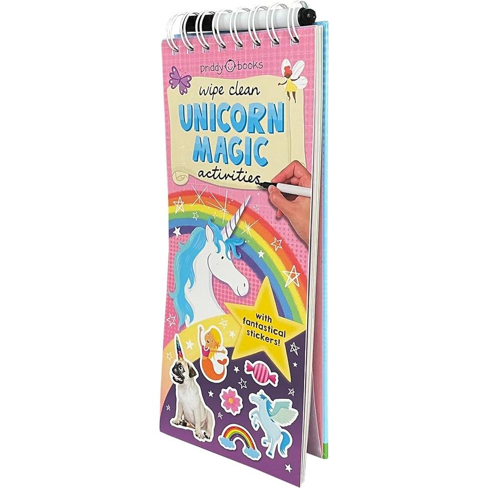 Wipe Clean Activities: Unicorn Magic: With Fantastical Stickers! (Wipe Clean Activity Books)
