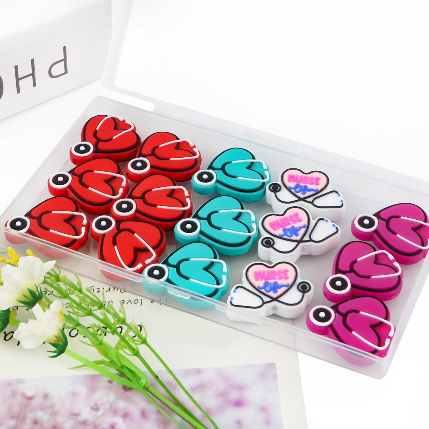 15 Perlas de Silicona Focales Sunrony para Manualidades DIY