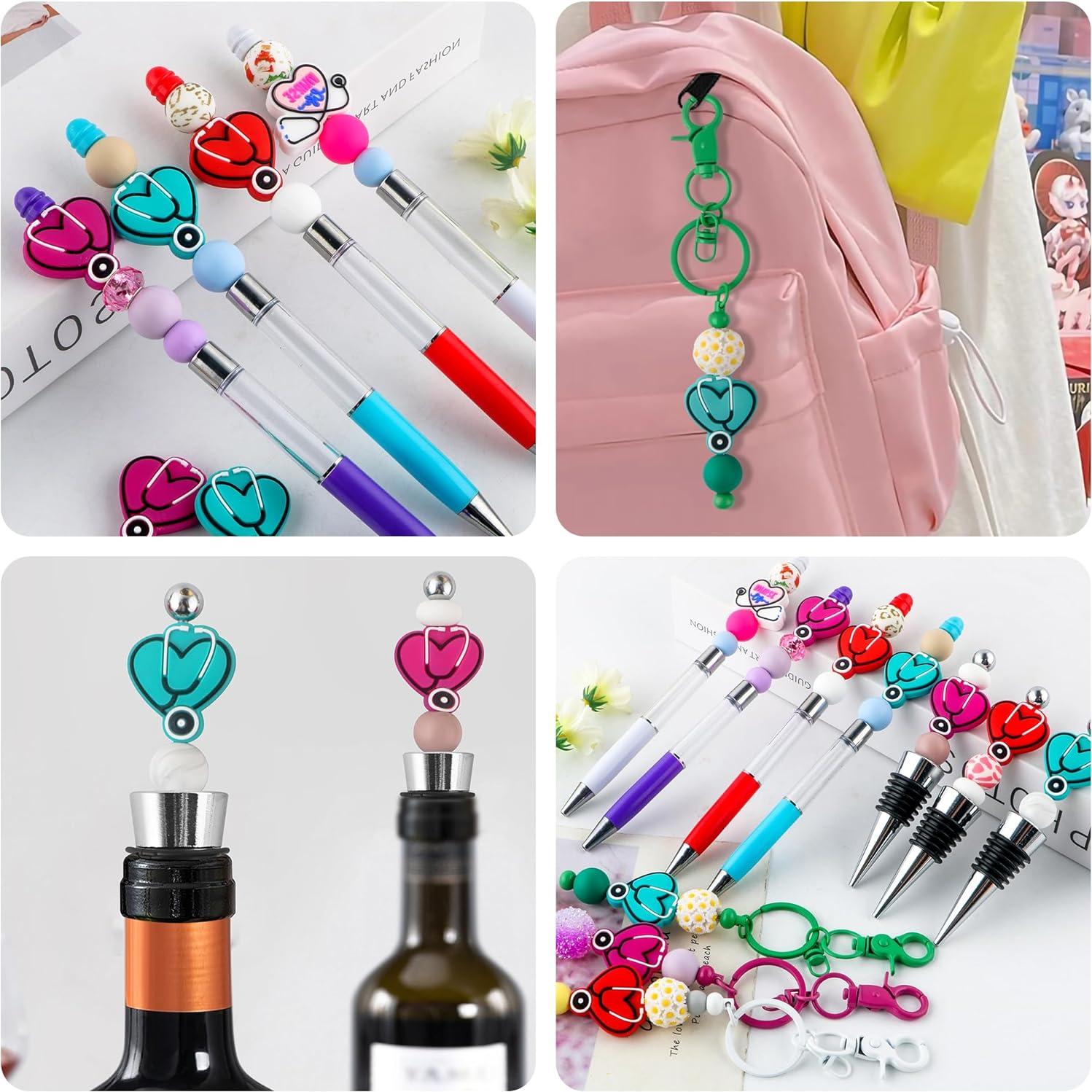 15 Perlas de Silicona Focales Sunrony para Manualidades DIY