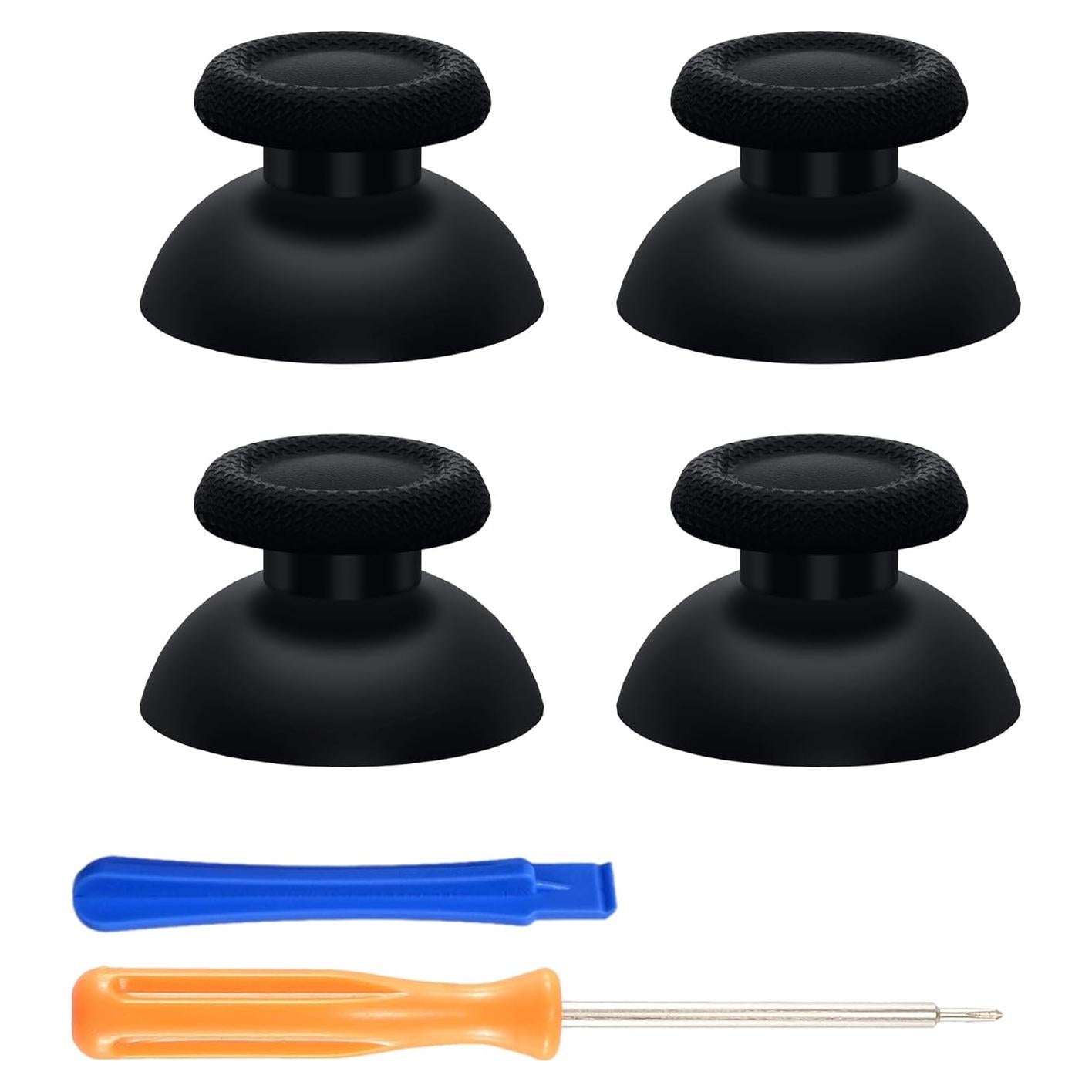eXtremeRate Reemplazo Thumbsticks Negro para Controlador PS5/PS4