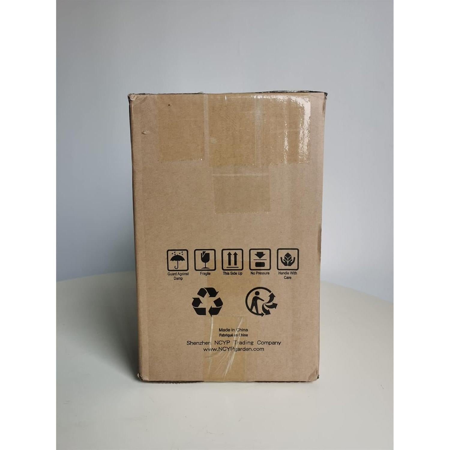 Terrario Geométrico de Vidrio NCYP con Tapa Oscilante 25x13.5x20cm