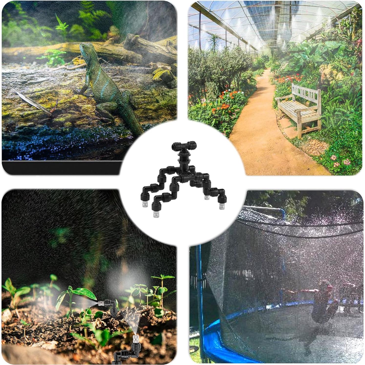 Boquilla Nebulizadora CozyCabin 4 Cabezas 360° para Reptiles