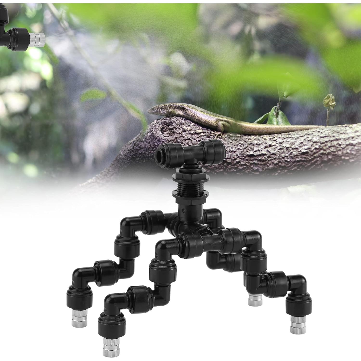 Boquilla Nebulizadora CozyCabin 4 Cabezas 360° para Reptiles