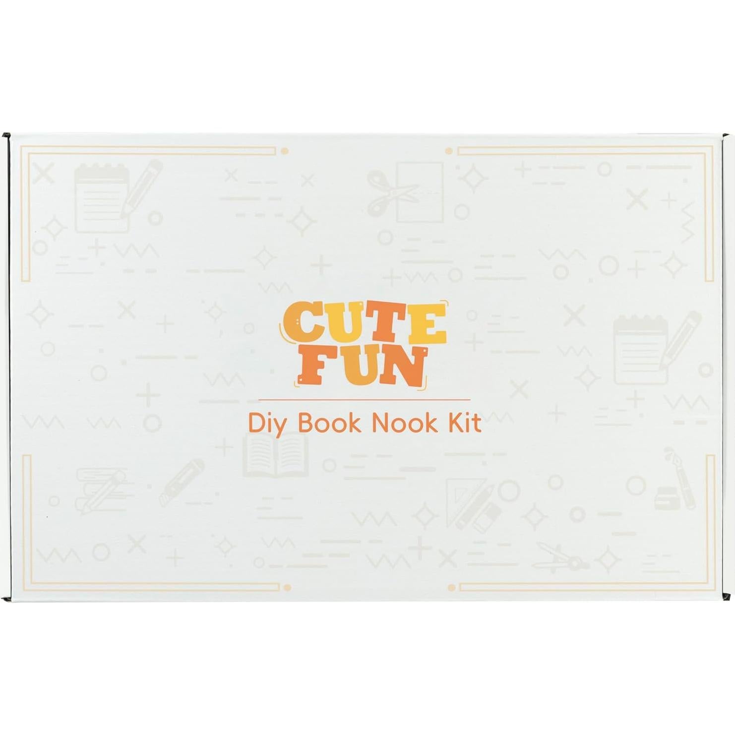 Kit de Rincón de Libros Cutefun - Cafetería en Esquina DIY