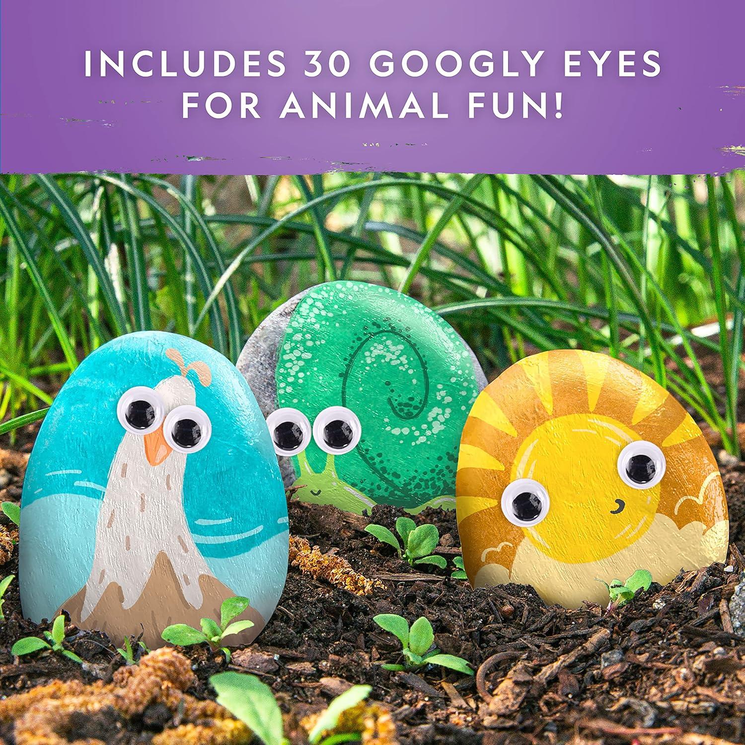 Kit de Pintura en Piedra Blue Marble - 15 Piedras y 10 Colores