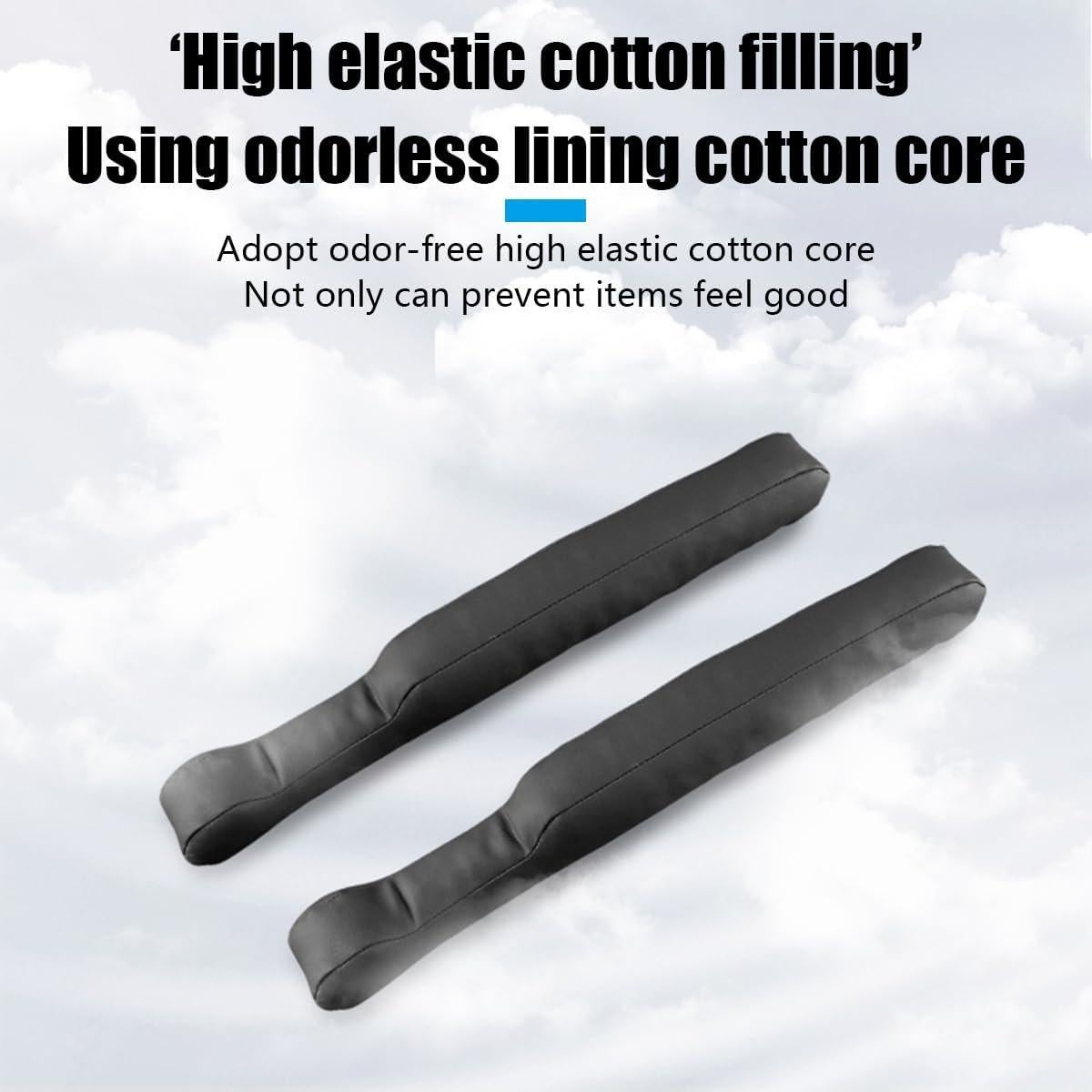 Relleno de Gaps de Asiento de Coche LKAHG 2 Pcs Cuero Microfibra