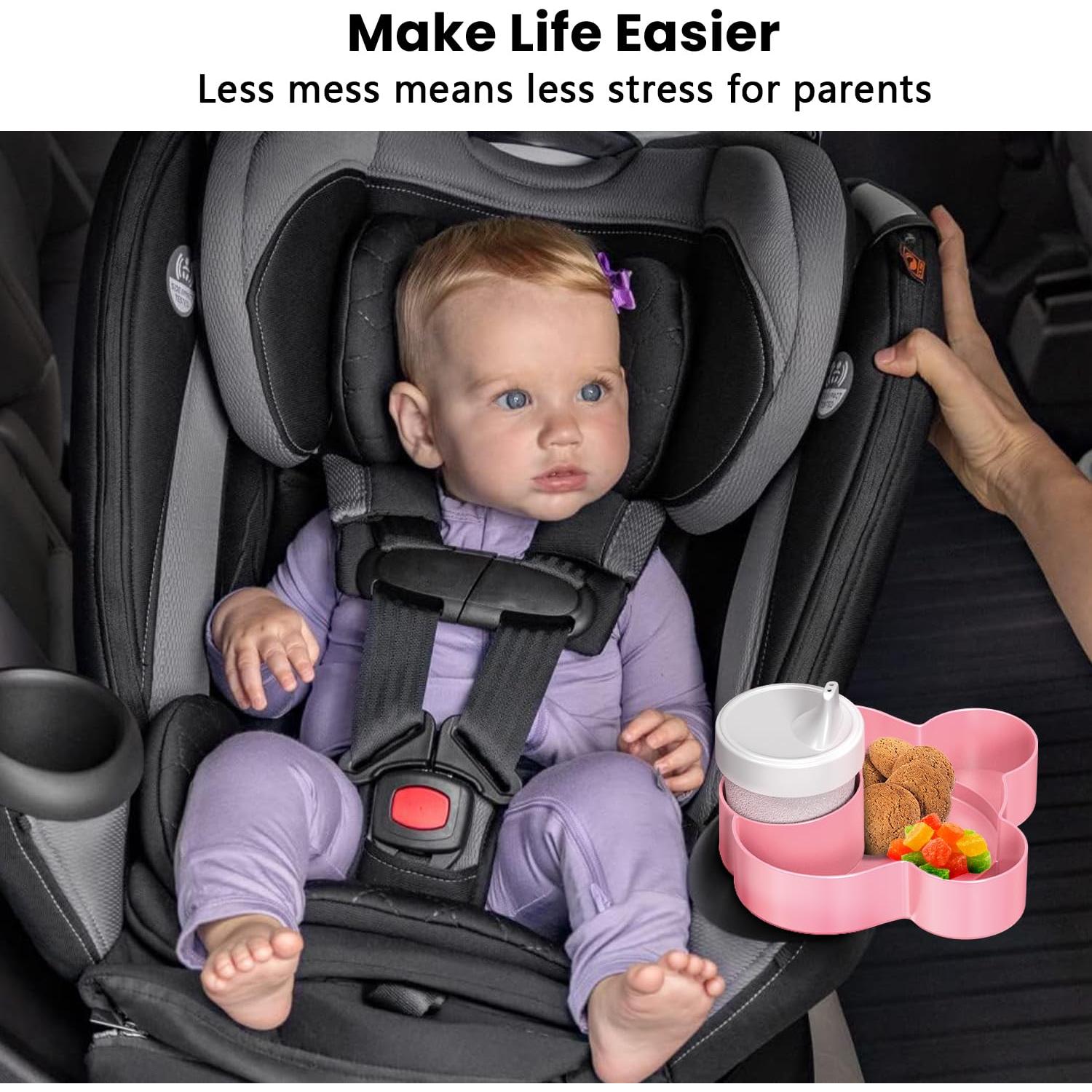 Bandeja de Snacks para Asiento de Auto BlueOrigin Rosa