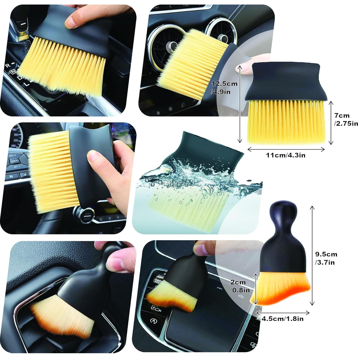 Kit de Limpieza de Interiores de Automóvil INGWETECH - 16 Piezas