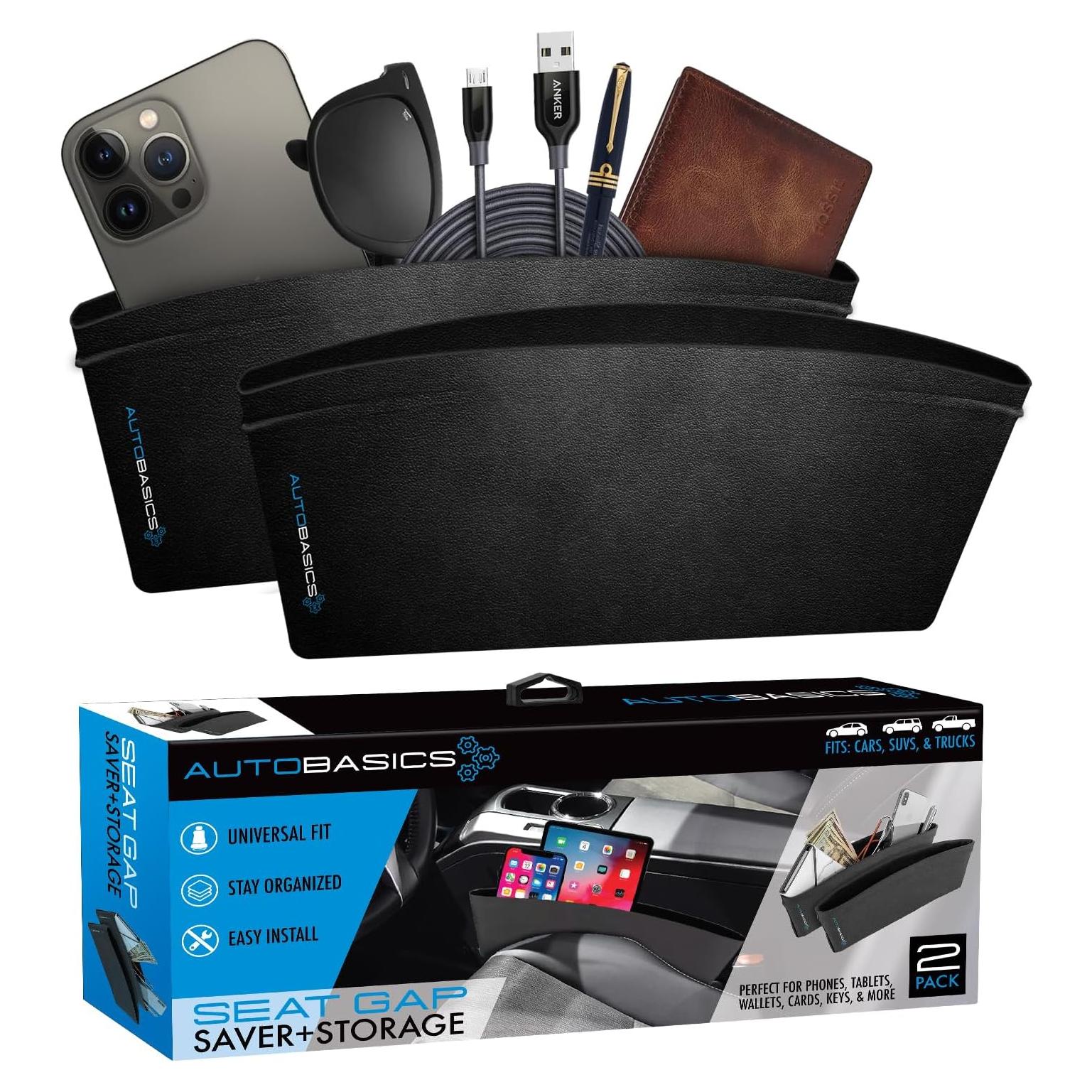 Organizador de Espacio entre Asientos AutoBasics - 2 Piezas