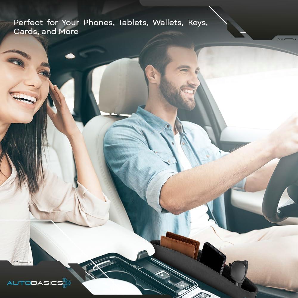 Organizador de Espacio entre Asientos AutoBasics - 2 Piezas