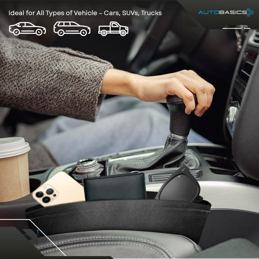 Organizador de Espacio entre Asientos AutoBasics - 2 Piezas