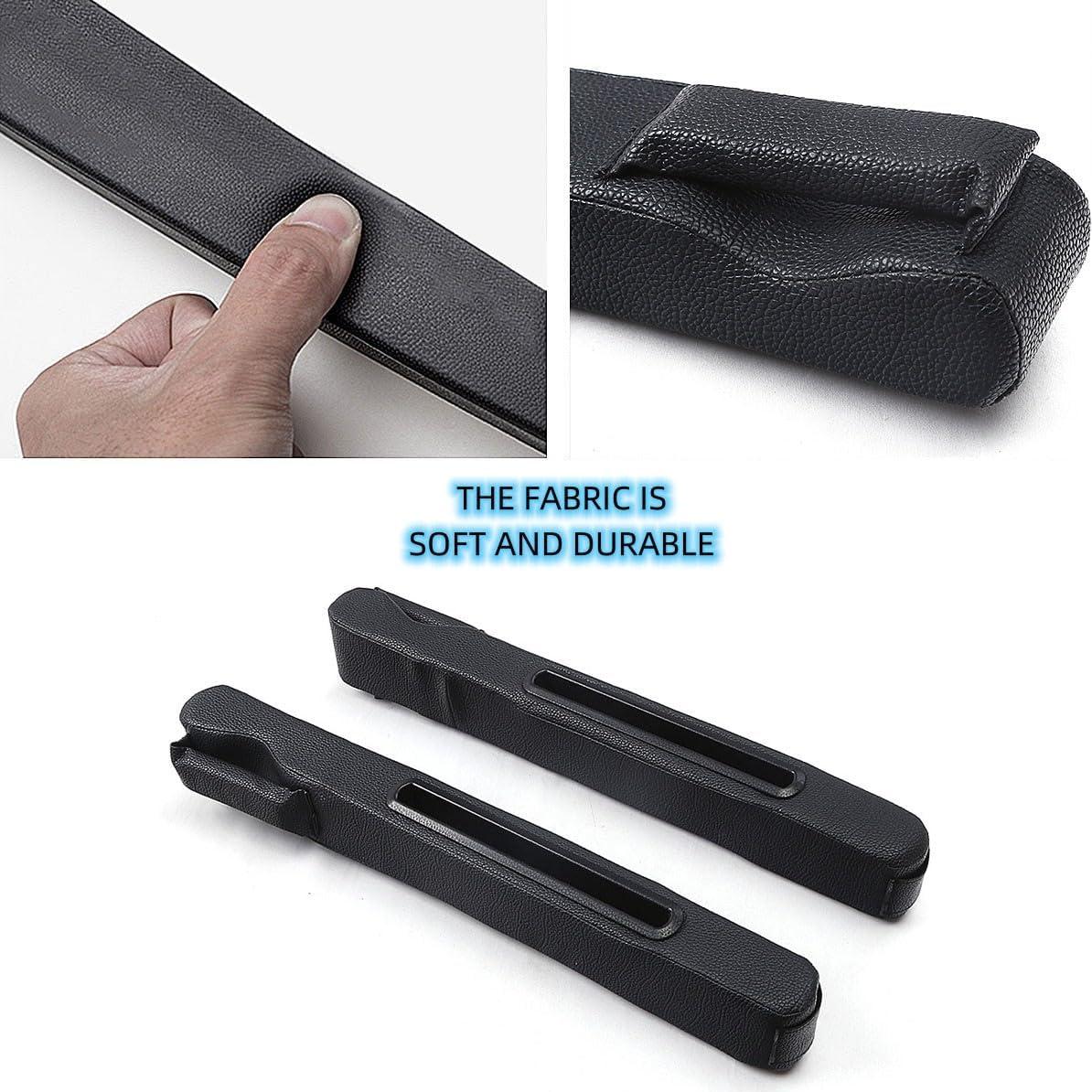 Relleno Espacio entre Asientos DEEYOTA 2 Piezas Negro