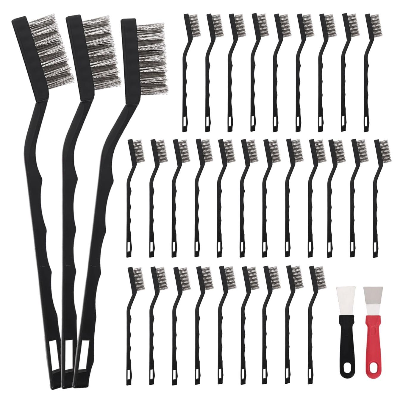 Juego de 30 Cepillos de Alambre Acero Inoxidable Jikvmis