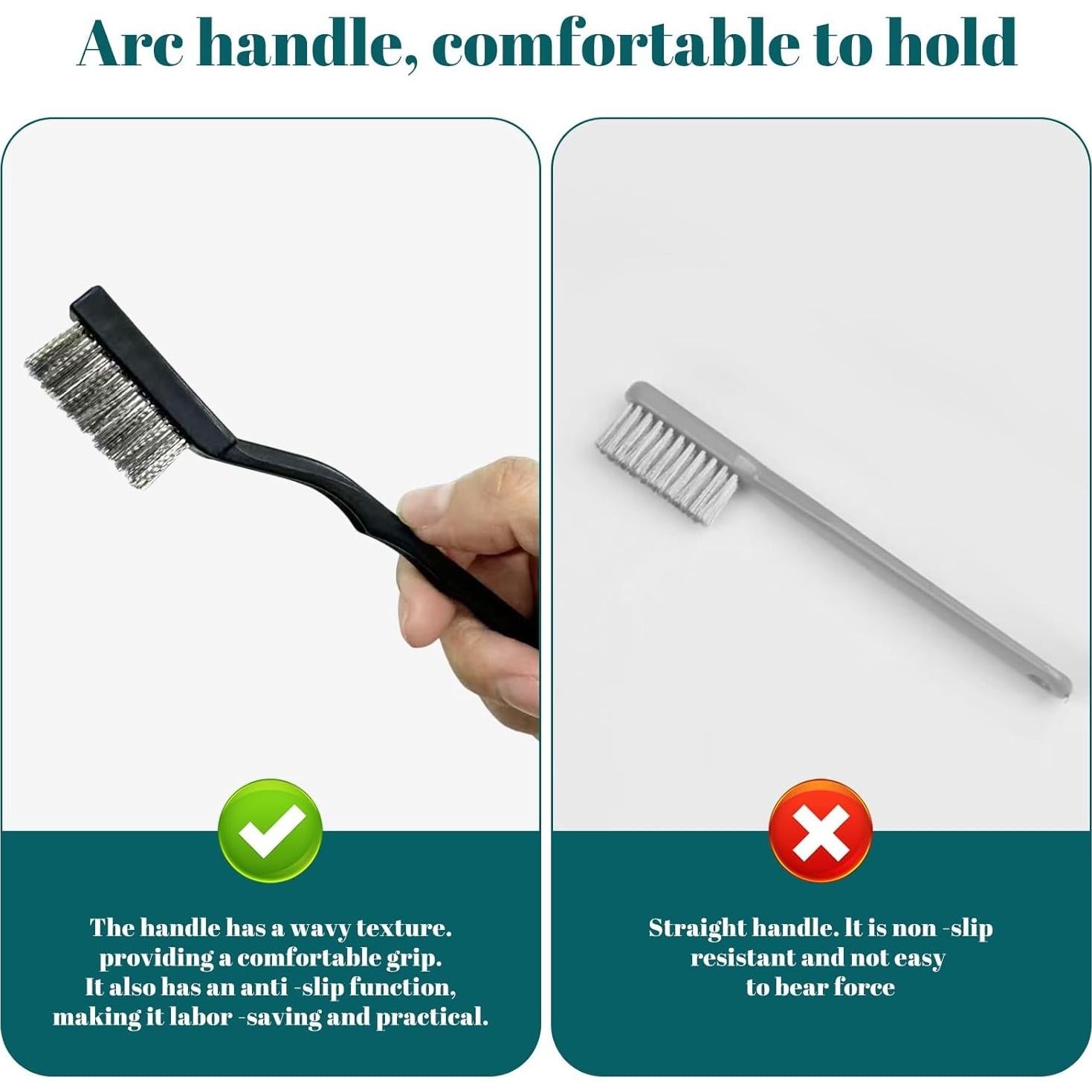 Juego de 30 Cepillos de Alambre Acero Inoxidable Jikvmis