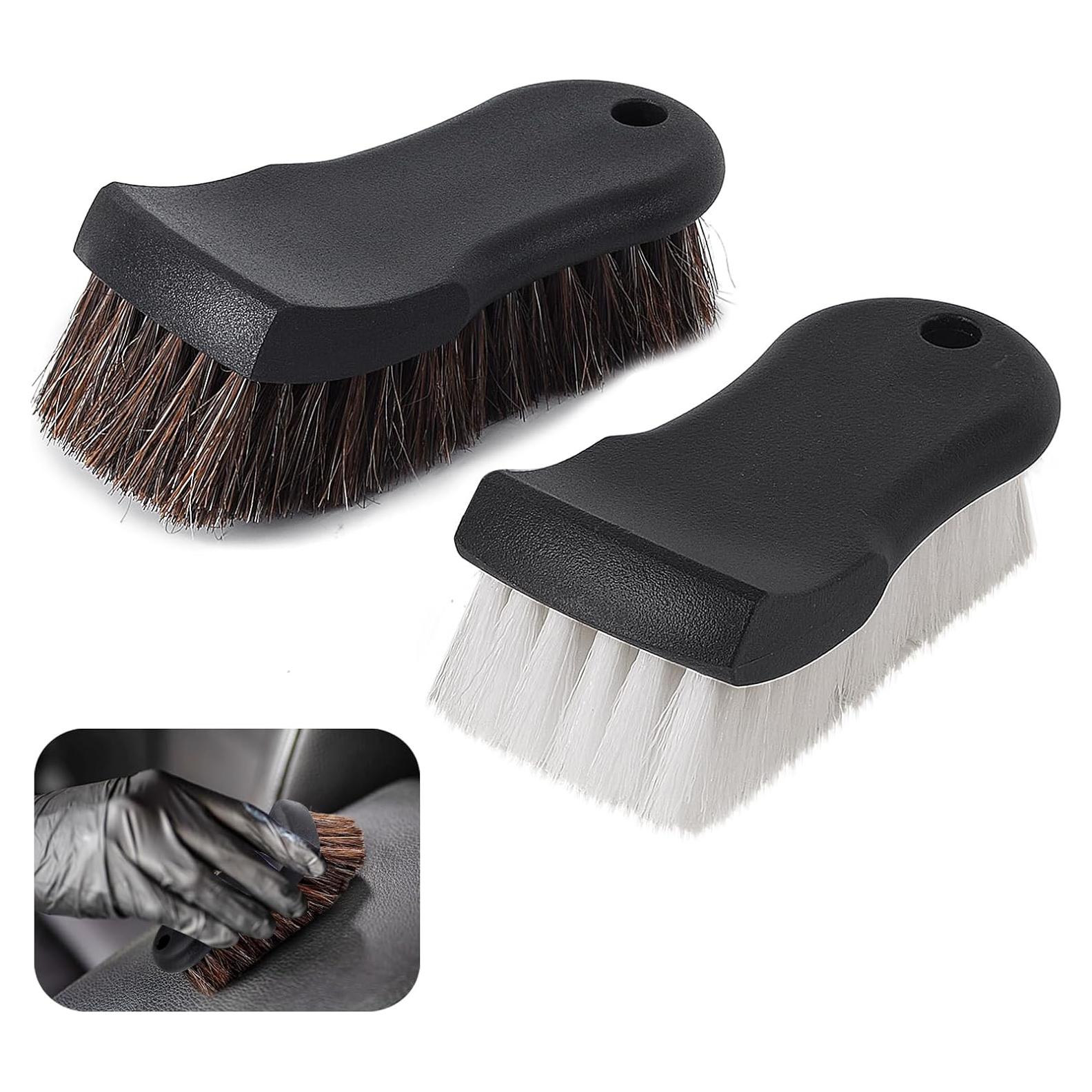 Juego de Cepillos de Tapicería Wiojtry - 2 Piezas para Limpieza