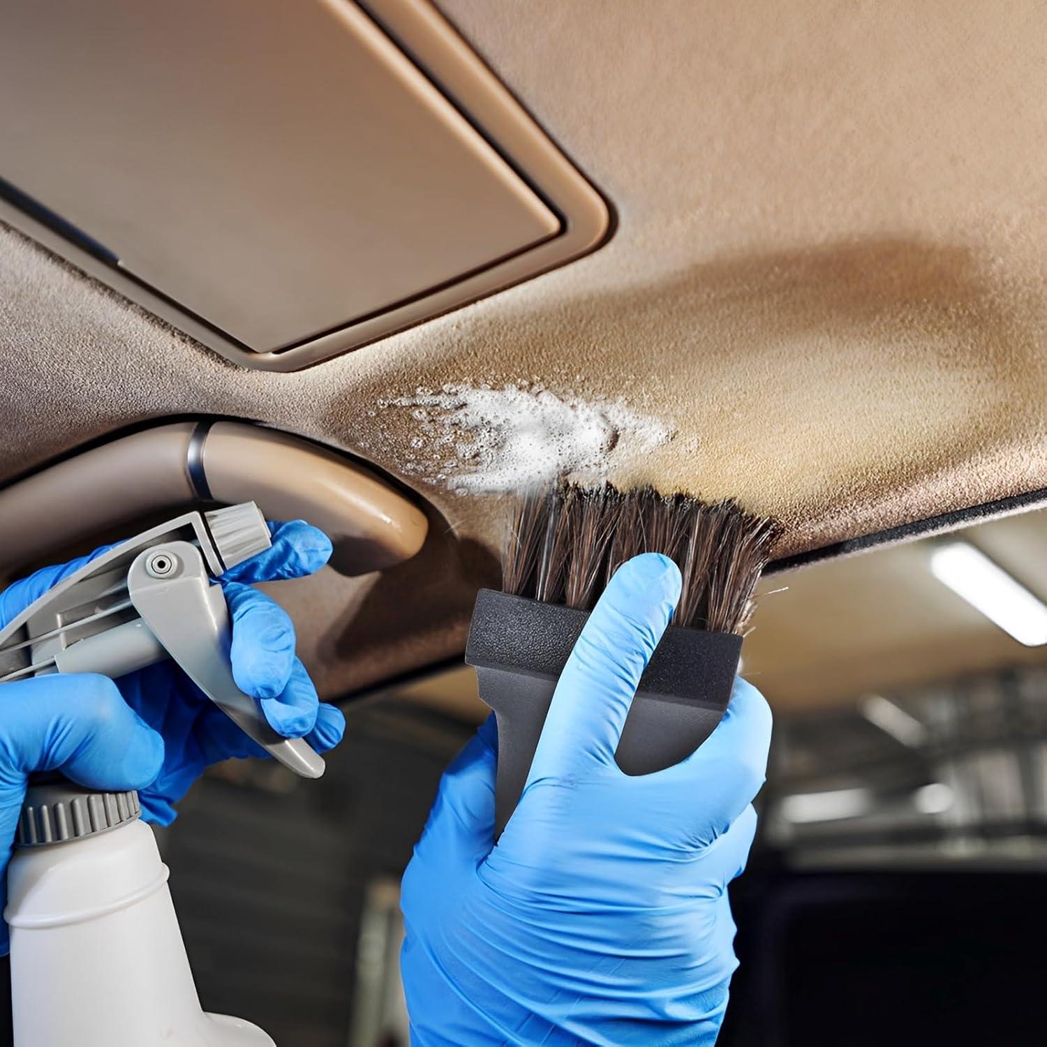 Juego de Cepillos de Tapicería Wiojtry - 2 Piezas para Limpieza