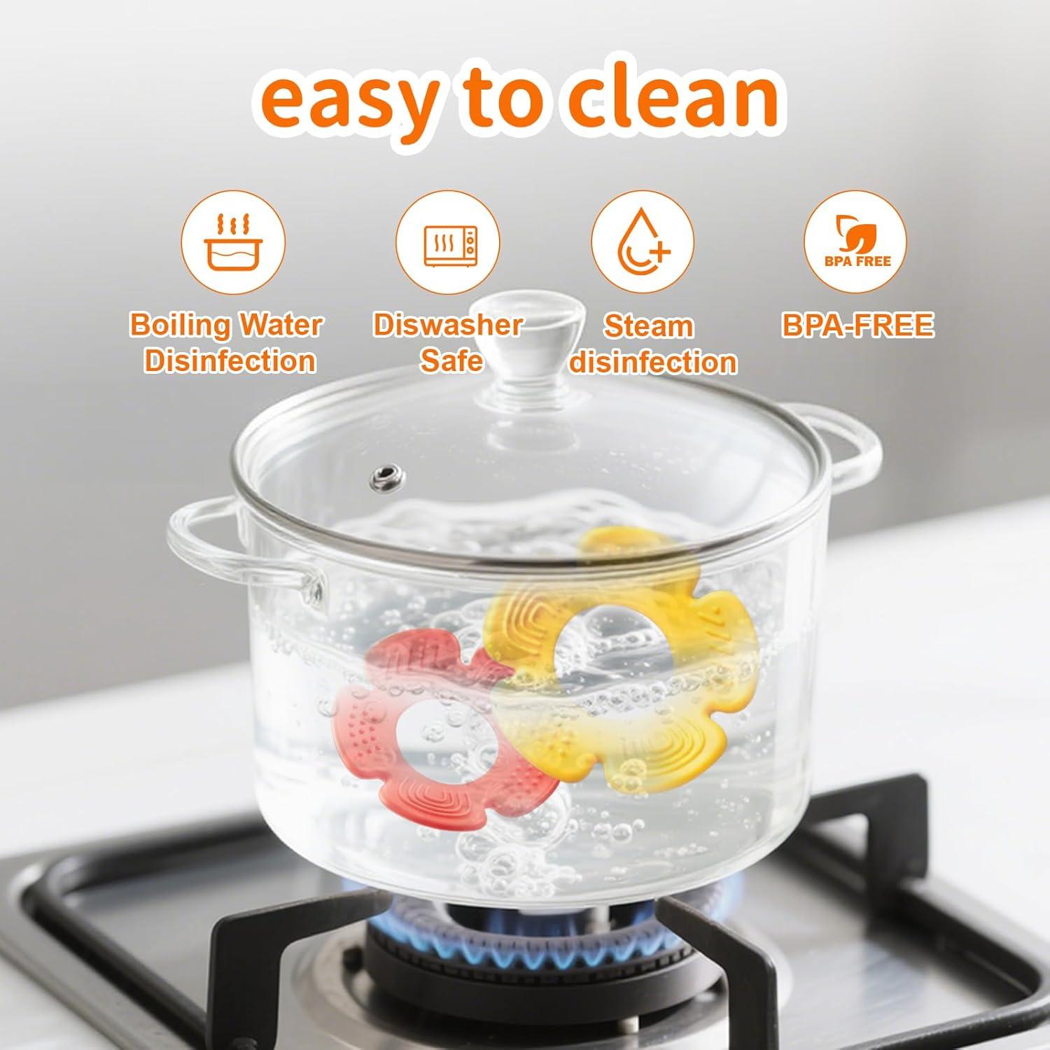 Juguetes de Sonajero Weirtoya para Bebés 0-6 Meses - 2 Piezas