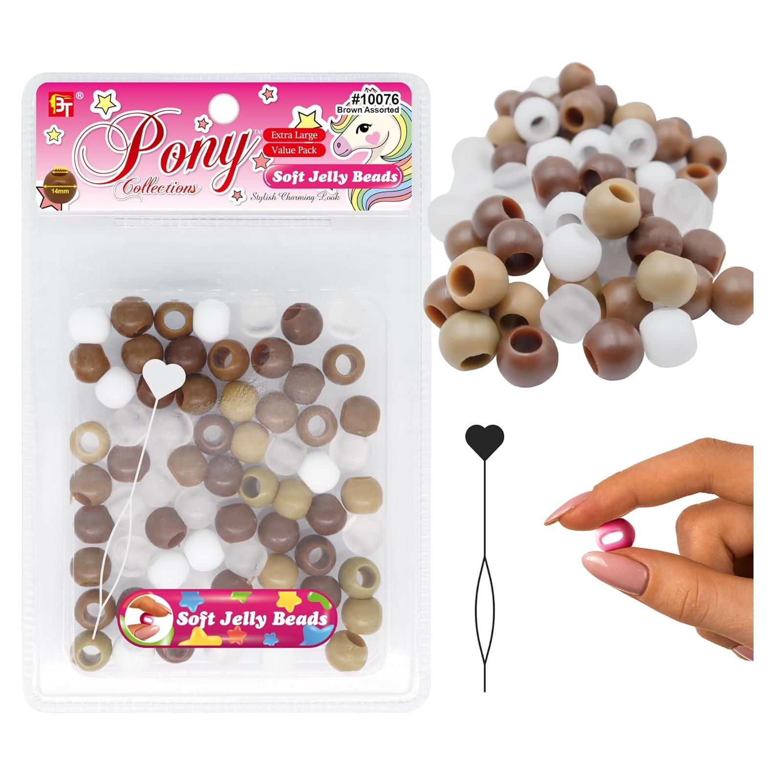 Perlas de Gel de Silicona Beauty Town 14mm con Agujero 7mm