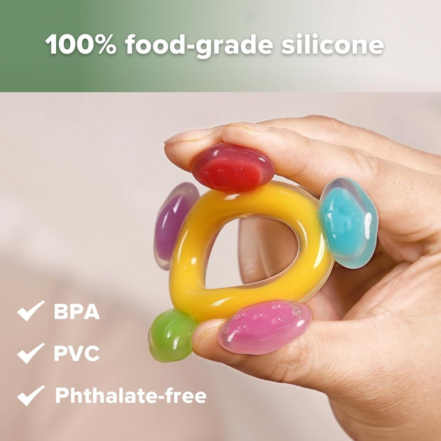 Mordedor de Silicona Haakaa Rueda de la Fortuna 3-6 Meses