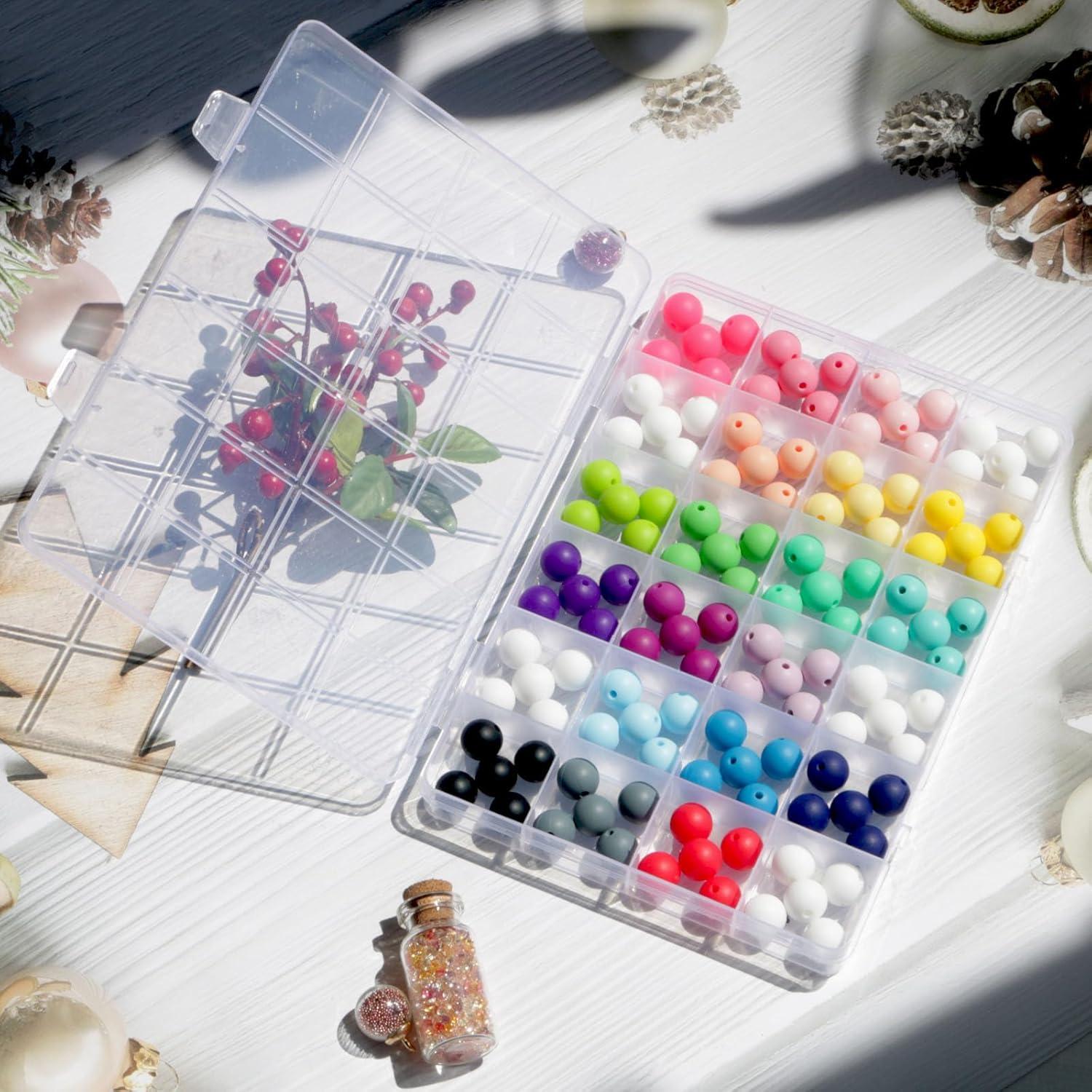 120 Perlas de Silicona 12mm Dabaiitechann Mezcla de Colores