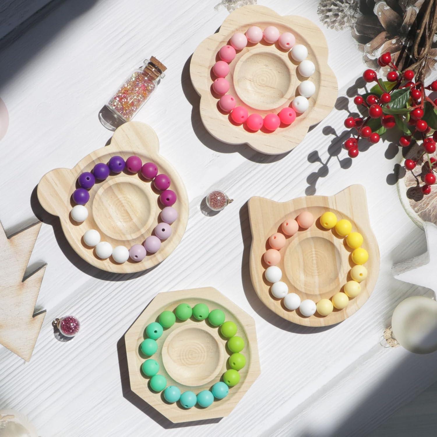 120 Perlas de Silicona 12mm Dabaiitechann Mezcla de Colores