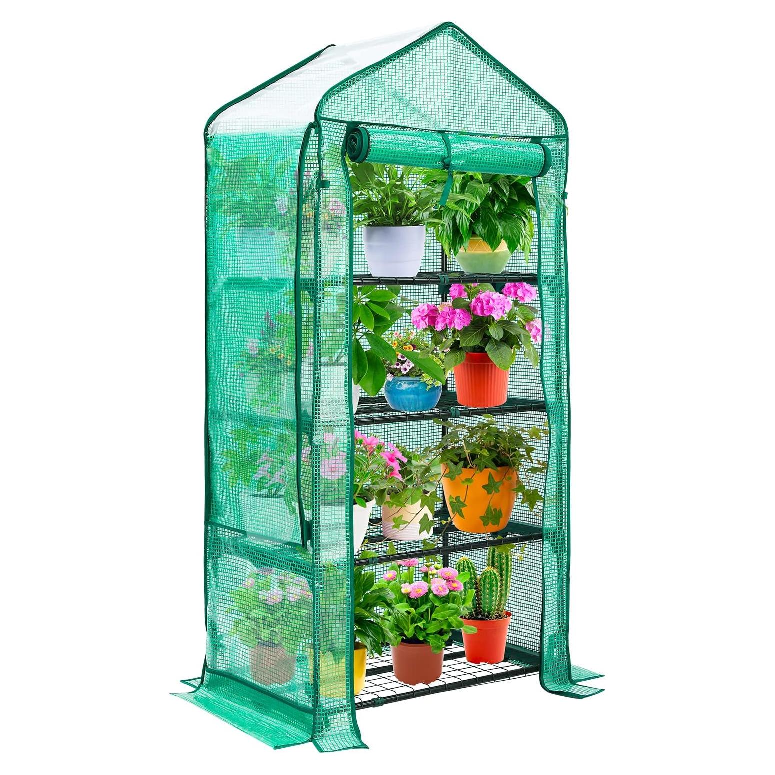 Mini Invernadero Ohuhu 4 Niveles 68.6x50.8x157.5 cm PE