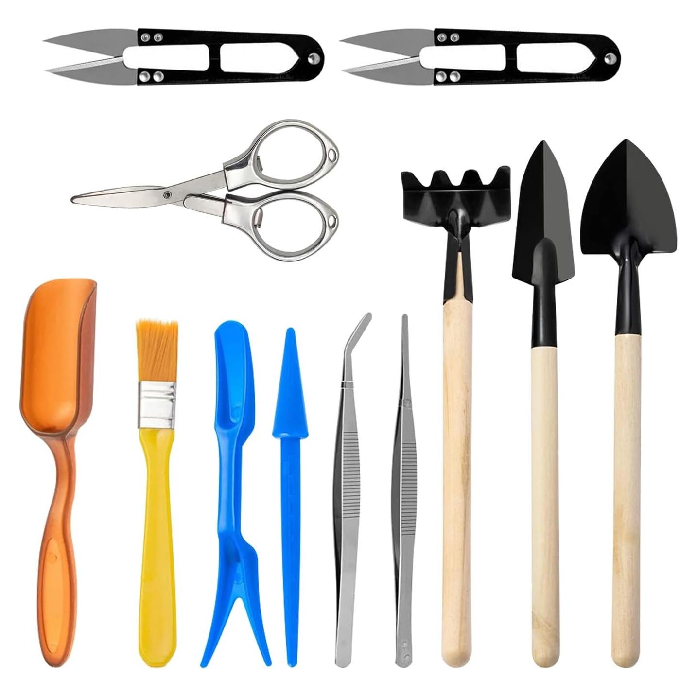 Conjunto de Herramientas de Jardinería Andiker Mini 12 Piezas