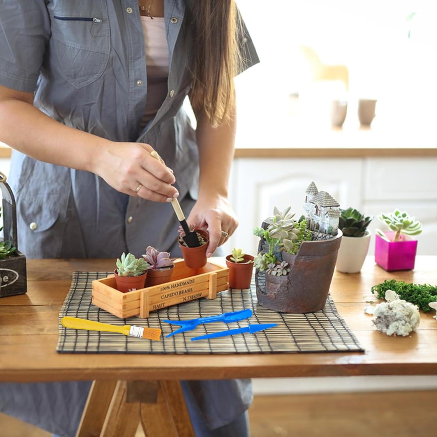 Conjunto de Herramientas de Jardinería Andiker Mini 12 Piezas