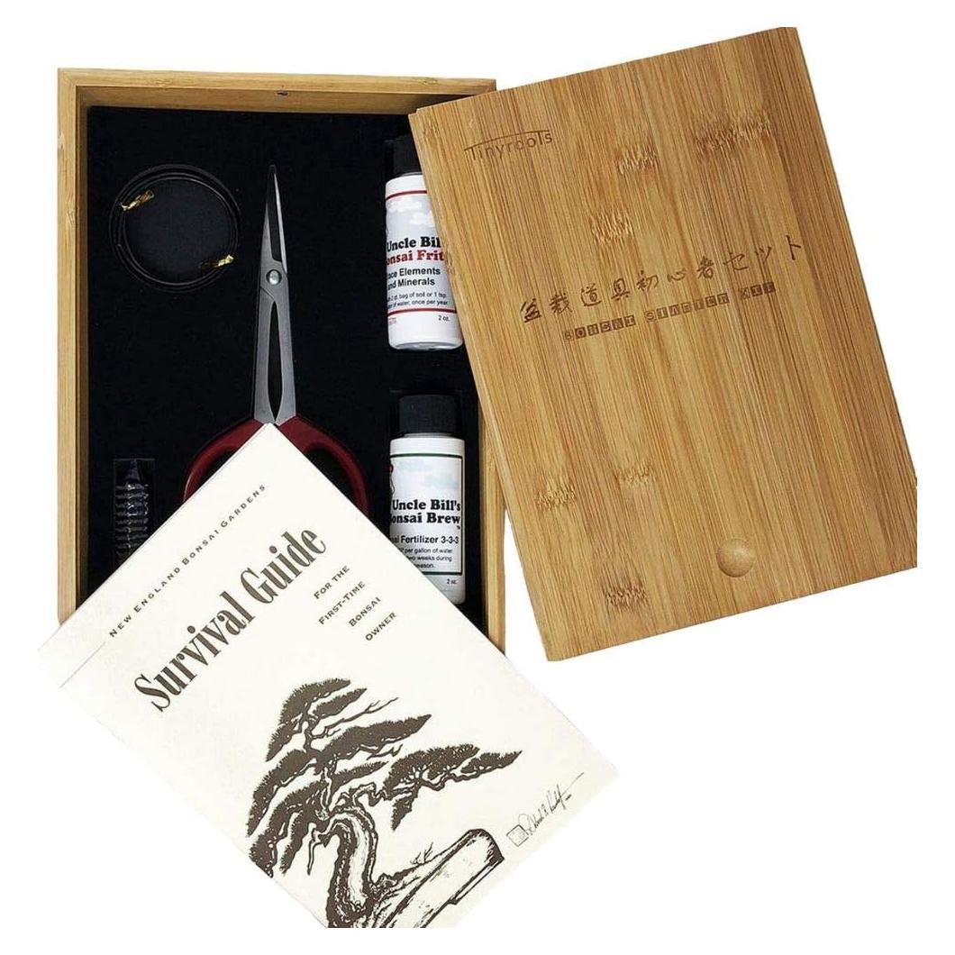 Kit de Herramientas para Bonsai Tinyroots - Tijeras, Fertilizante y Más