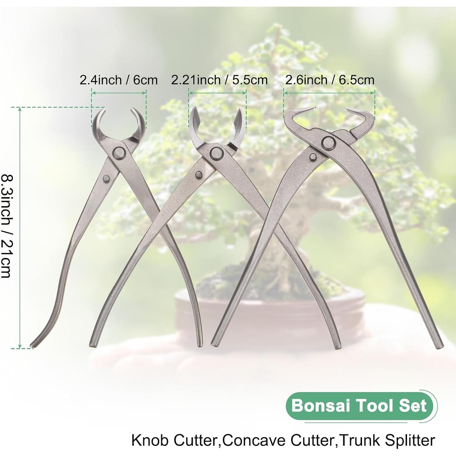 Juego de Herramientas de Bonsai 3 Piezas M METERXITY